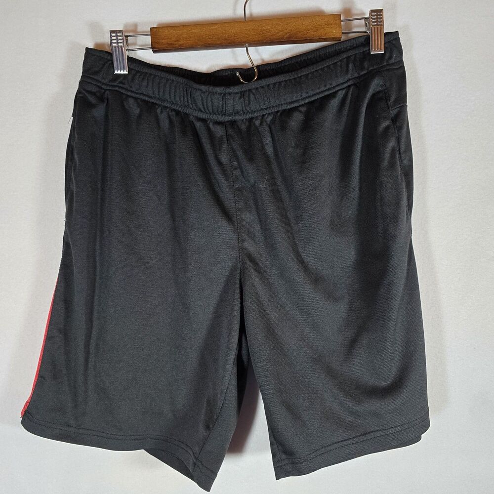 Layer 8 Qwick Dry Boys Shorts Size Large, Black And Red Comfortable
